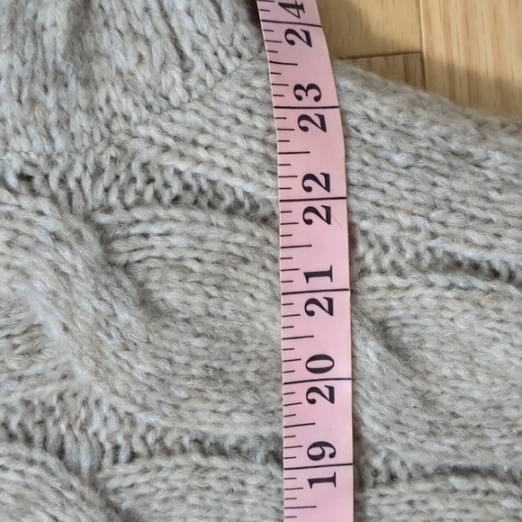 SKIN Abrielle $298 Alpaca Blend Sweater in Jute Small - Picture 6 of 8